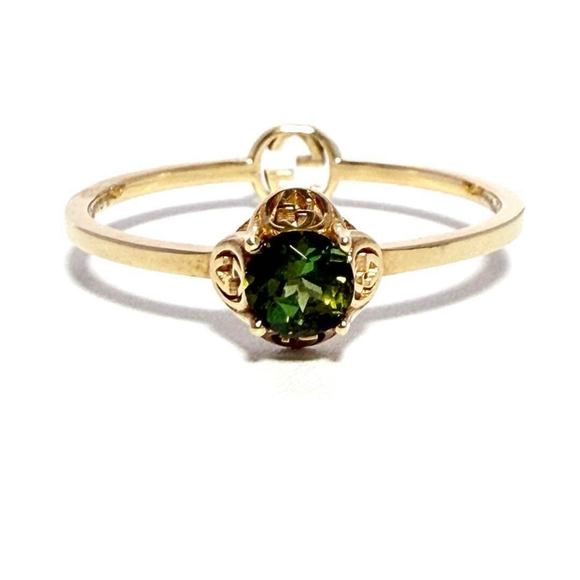 GUCCI Interlocking G Ring K18 Size 7.25 #55 - Picture 2 of 10